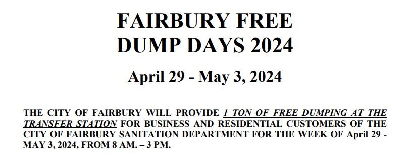 FREE DUMP DAYS