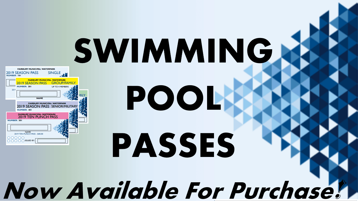 SWIMMING POOL PASSES FOR SALE BANNER