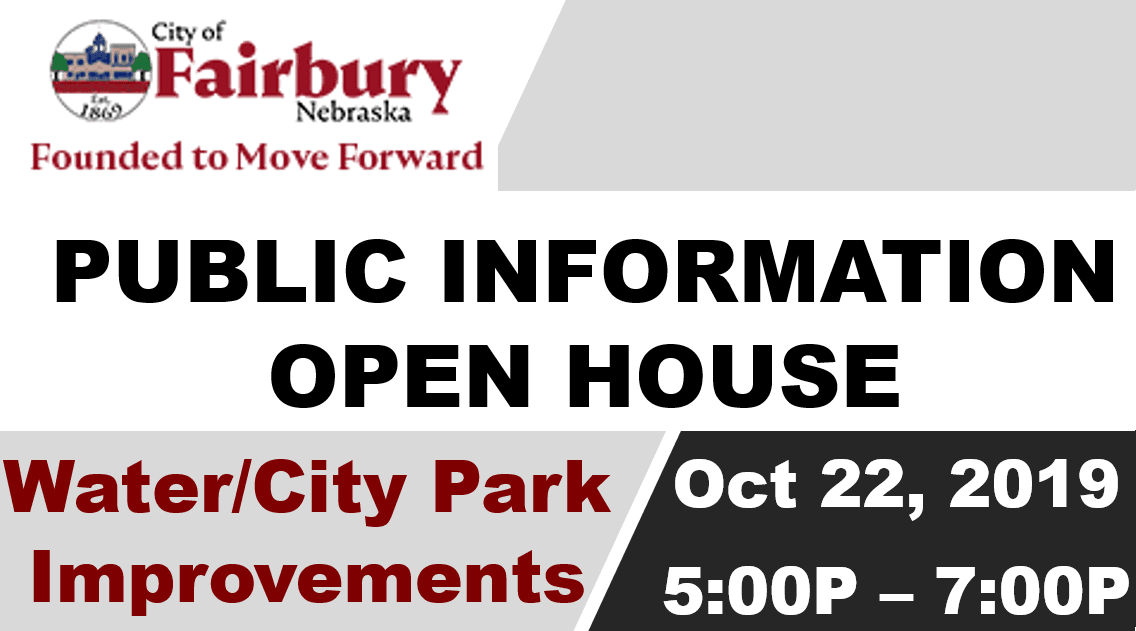 PUBLIC INFORMATION OPEN HOUSE OCT 22 2019
