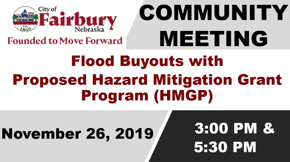 Community Meetings Flood Buyout