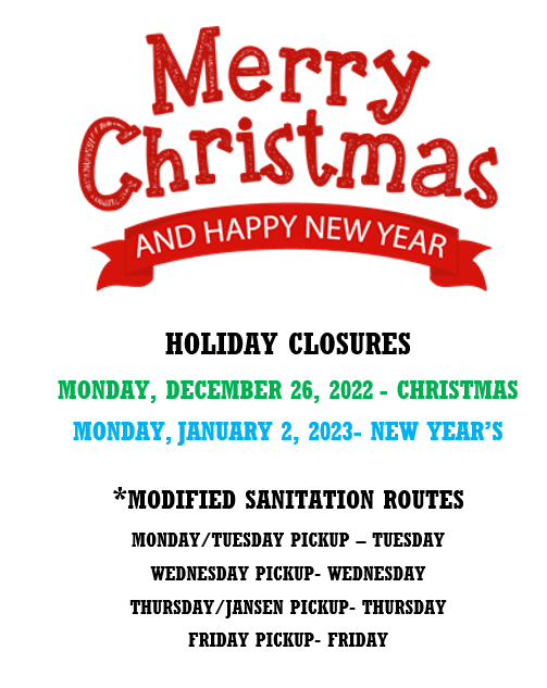 12-06-22 OFFICE HOLIDAY SCHEDULE FLYER PDF