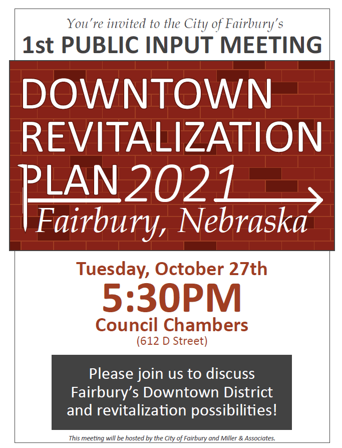 DOWNTOWN REVITALIZATION PLAN 2021 POSTER IMAGE